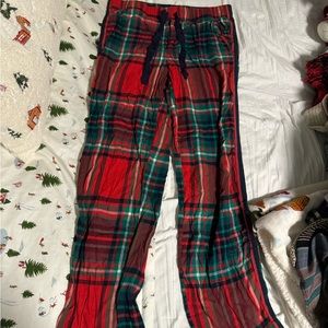 Women’s aerie Christmas plaid pj pants